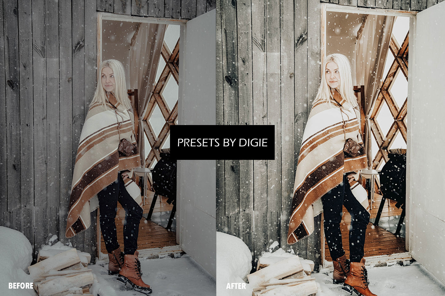 10 WHITE XMAS LIGHTROOM MOBILE & DESKTOP PRESETS