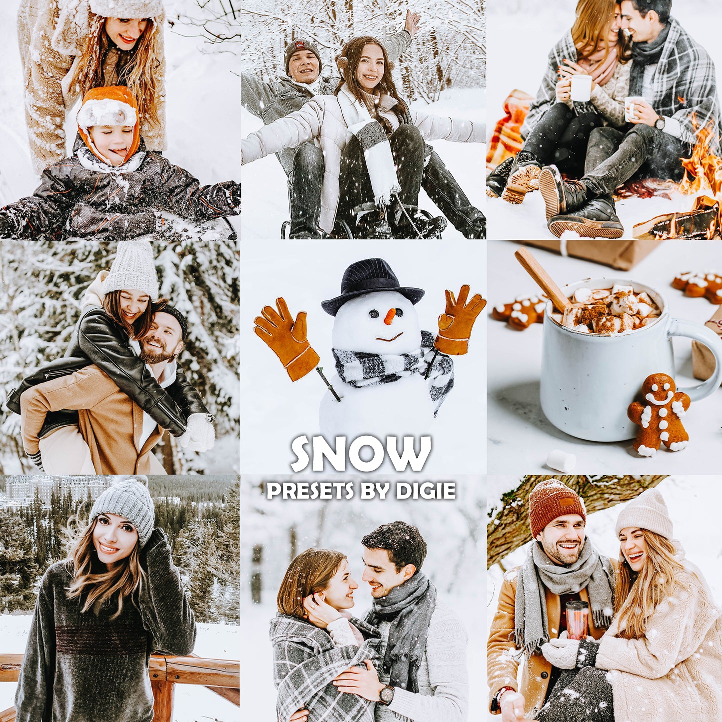 10 SNOW LIGHTROOM MOBILE & DESKTOP PRESETS