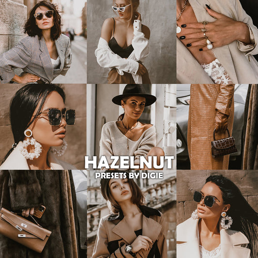 10 HAZELNUT VINTAGE LIGHTROOM MOBILE & DESKTOP PRESETS