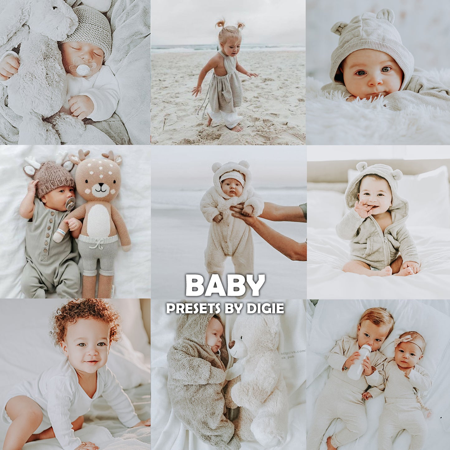 15 BABY / NEWBORN LIGHTROOM PRESETS