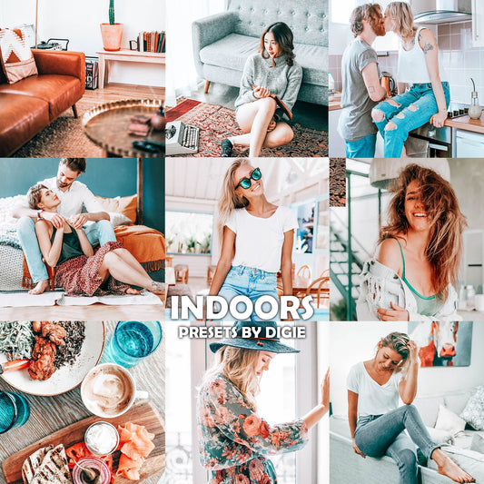 12 INDOORS LIGHTROOM MOBILE & DESKTOP PRESETS