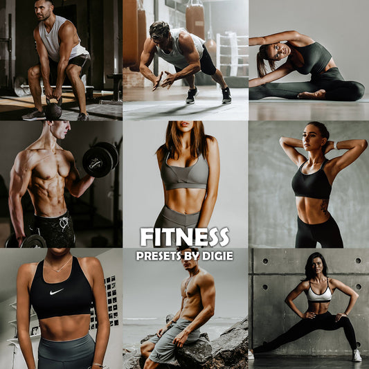 15 FITNESS LIGHTROOM MOBILE & DESKTOP PRESETS