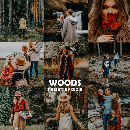 15 WOODS LIGHTROOM MOBILE & DESKTOP PRESETS