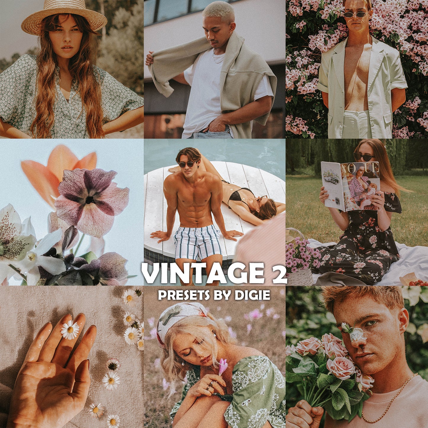 12 VINTAGE LIGHTROOM PRESETS