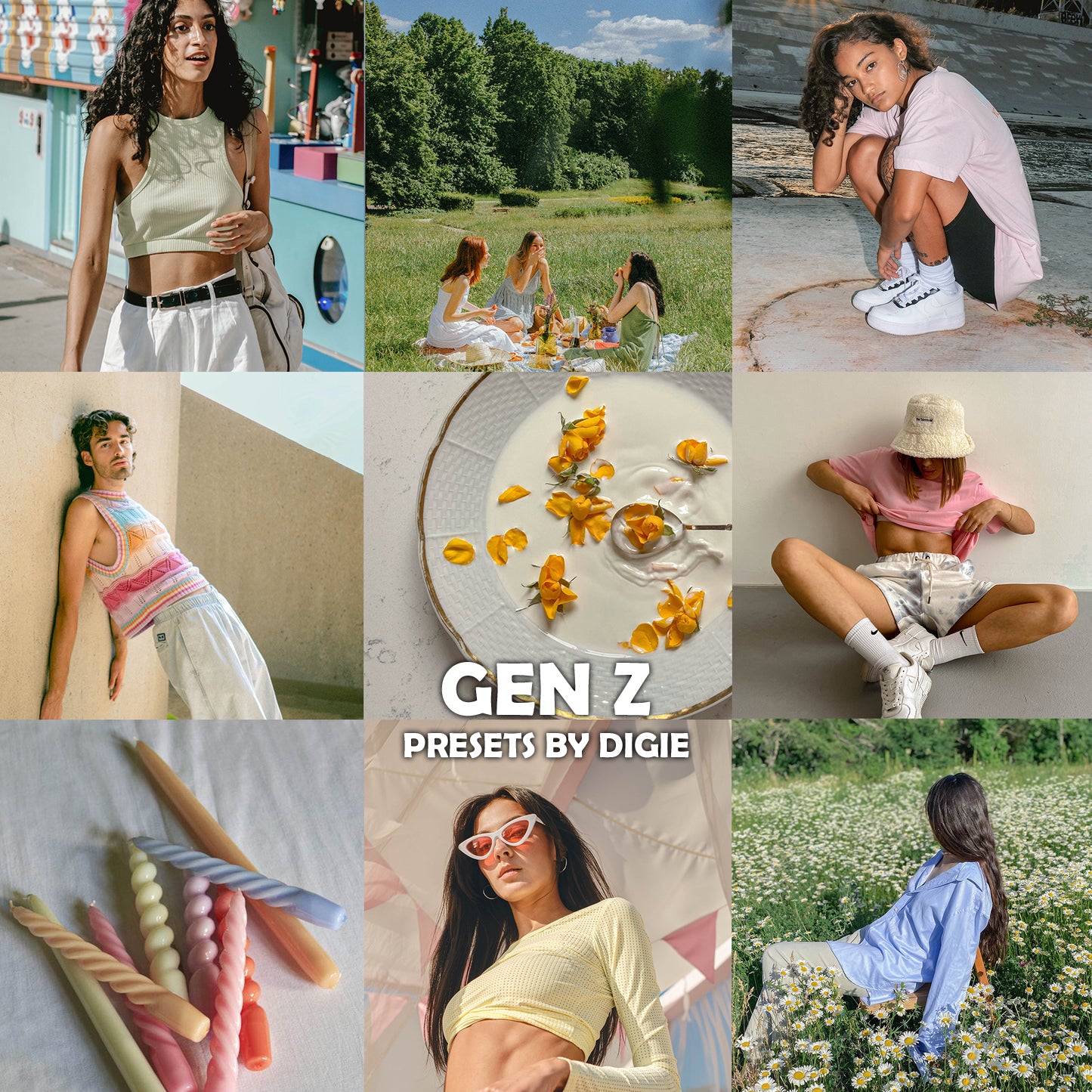 10 GEN Z LIGHTROOM MOBILE & DESKTOP PRESETS