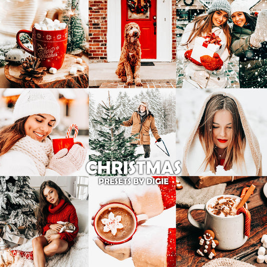 10 CHRISTMAS LIGHTROOM MOBILE & DESKTOP PRESETS