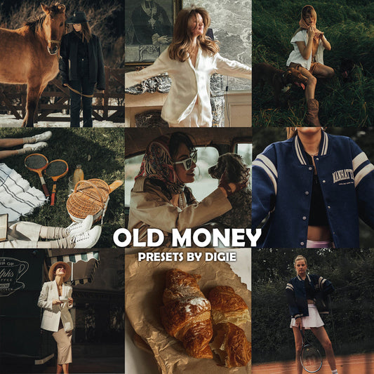 10 OLD MONEY LIGHTROOM MOBILE & DESKTOP PRESETS