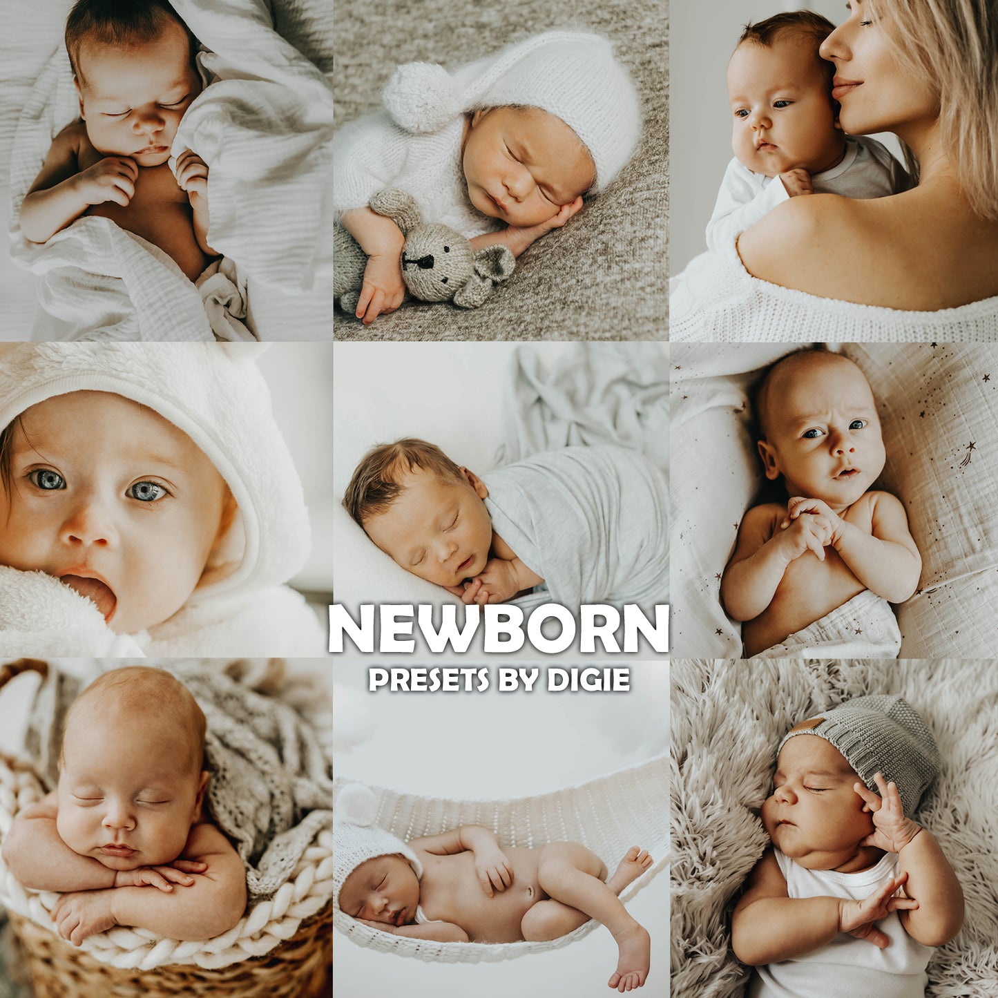 10 NEWBORN LIGHTROOM MOBILE & DESKTOP PRESETS