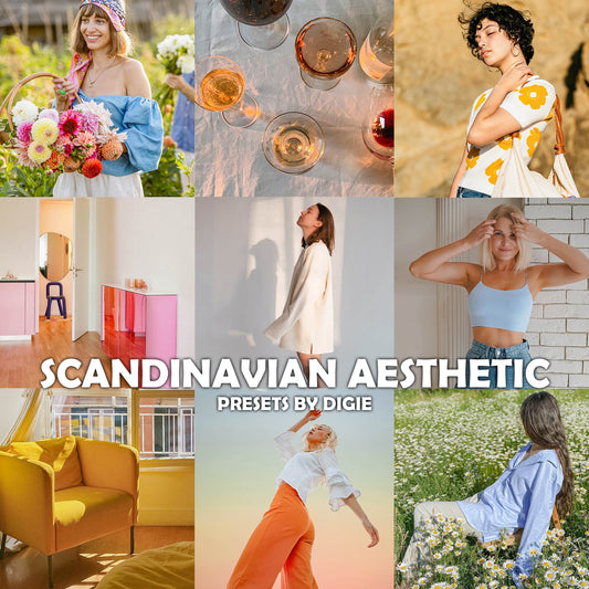 10 SCANDINAVIAN AESTHETIC LIGHTROOM MOBILE & DESKTOP PRESETS