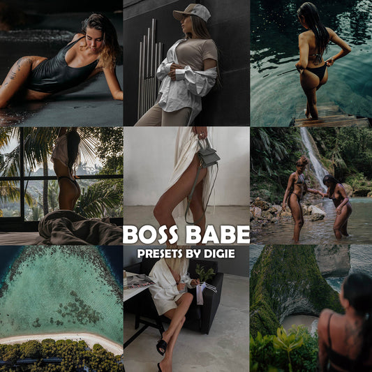 10 BOSS BABE LIGHTROOM MOBILE & DESKTOP PRESETS