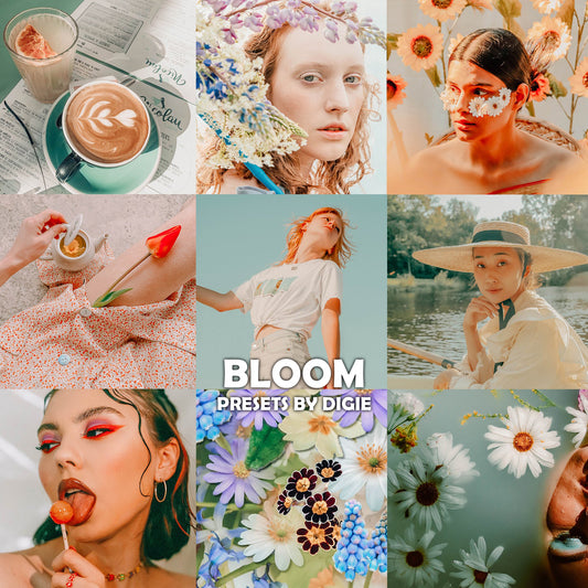 10 BLOOM LIGHTROOM MOBILE & DESKTOP PRESETS