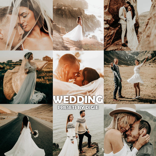 10 BOHO WEDDING LIGHTROOM MOBILE & DESKTOP PRESETS