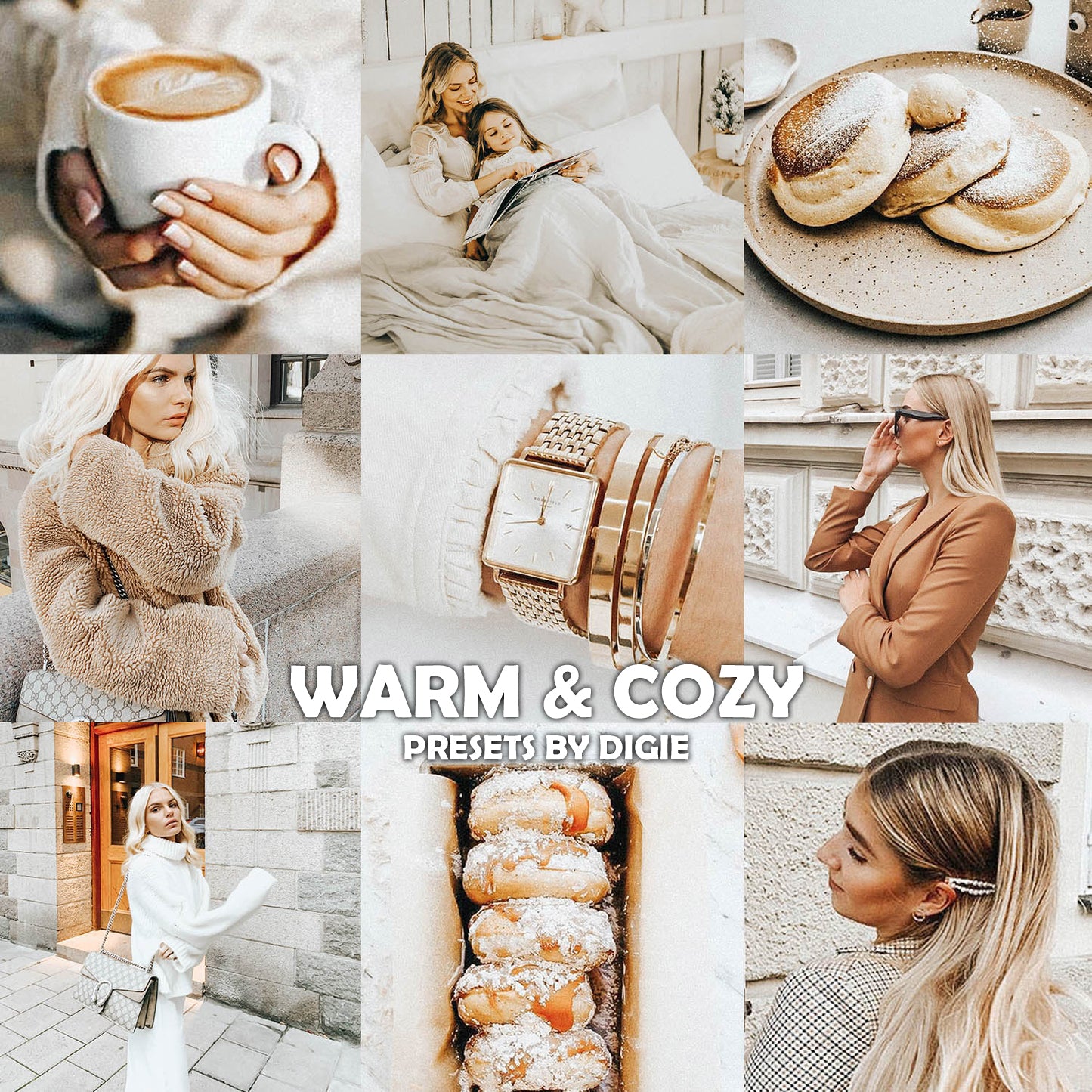 12 WARM & COZY LIGHTROOM MOBILE & DESKTOP PRESETS