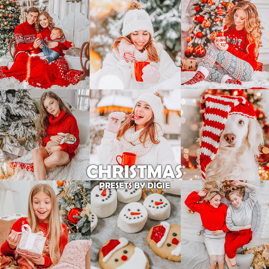 10 CHRISTMAS LIGHTROOM MOBILE & DESKTOP PRESETS