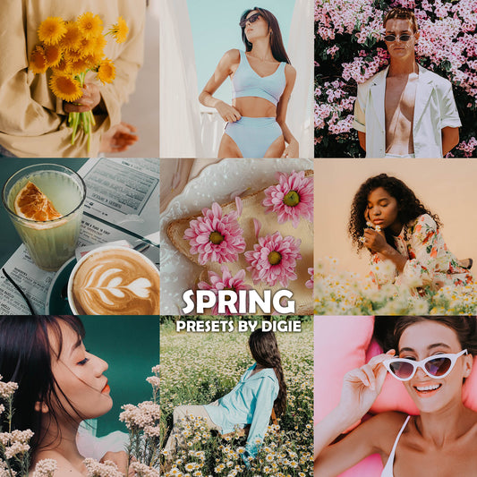 10 SPRING LIGHTROOM MOBILE & DESKTOP PRESETS