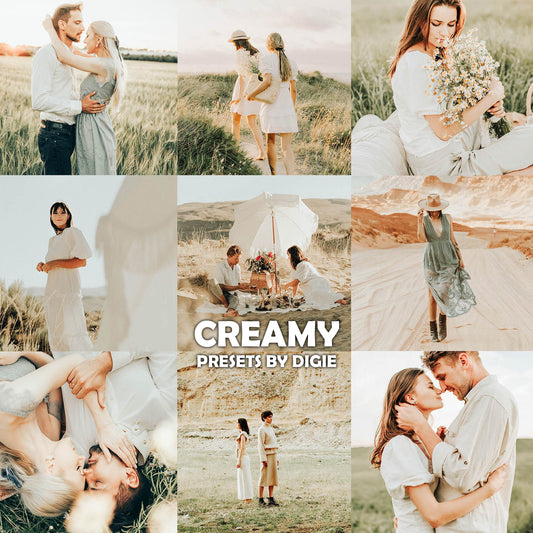 10 CREAMY LIGHTROOM MOBILE & DESKTOP PRESETS