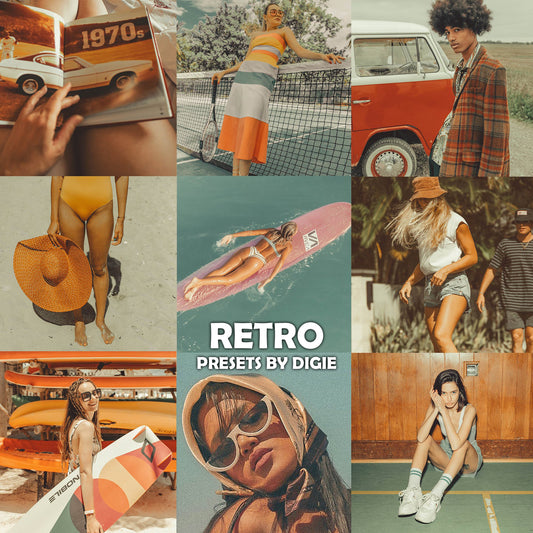 10 RETRO LIGHTROOM MOBILE & DESKTOP PRESETS