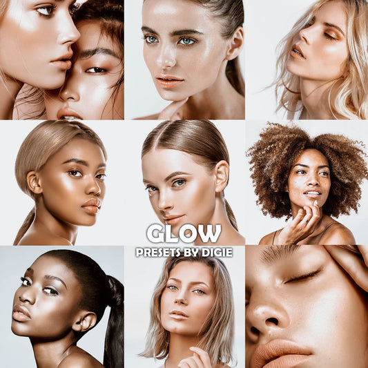 15 GLOW LIGHTROOM MOBILE & DESKTOP PRESETS