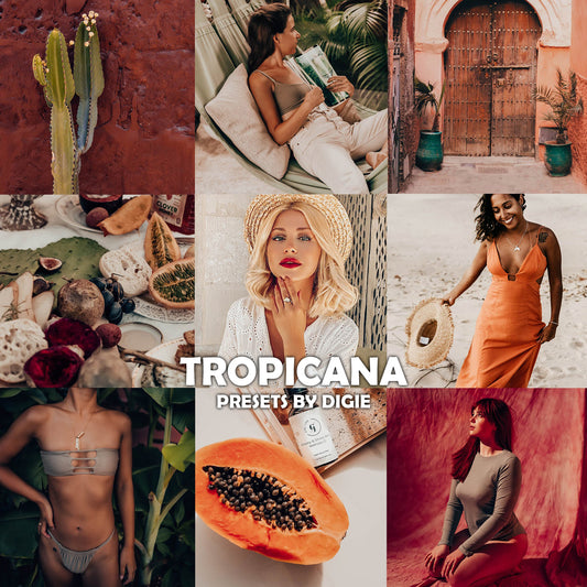 10 TROPICANA LIGHTROOM MOBILE & DESKTOP PRESETS