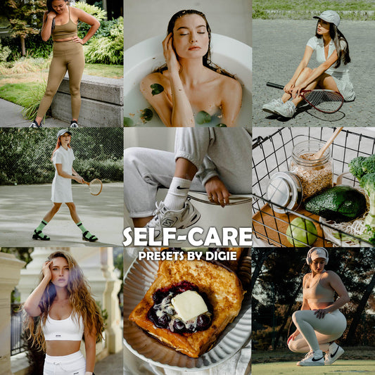 10 SELF-CARE LIGHTROOM MOBILE & DESKTOP PRESETS