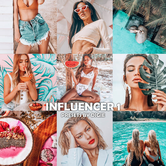 12 INFLUENCER 1 LIGHTROOM PRESETS