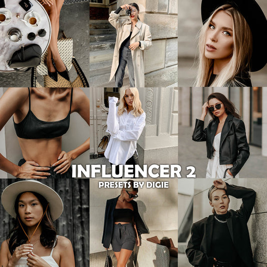 10 INFLUENCER 2 LIGHTROOM PRESETS