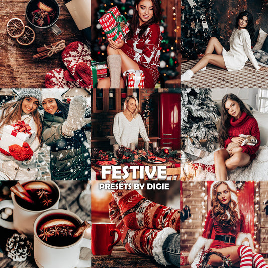 12 FESTIVE LIGHTROOM PRESETS