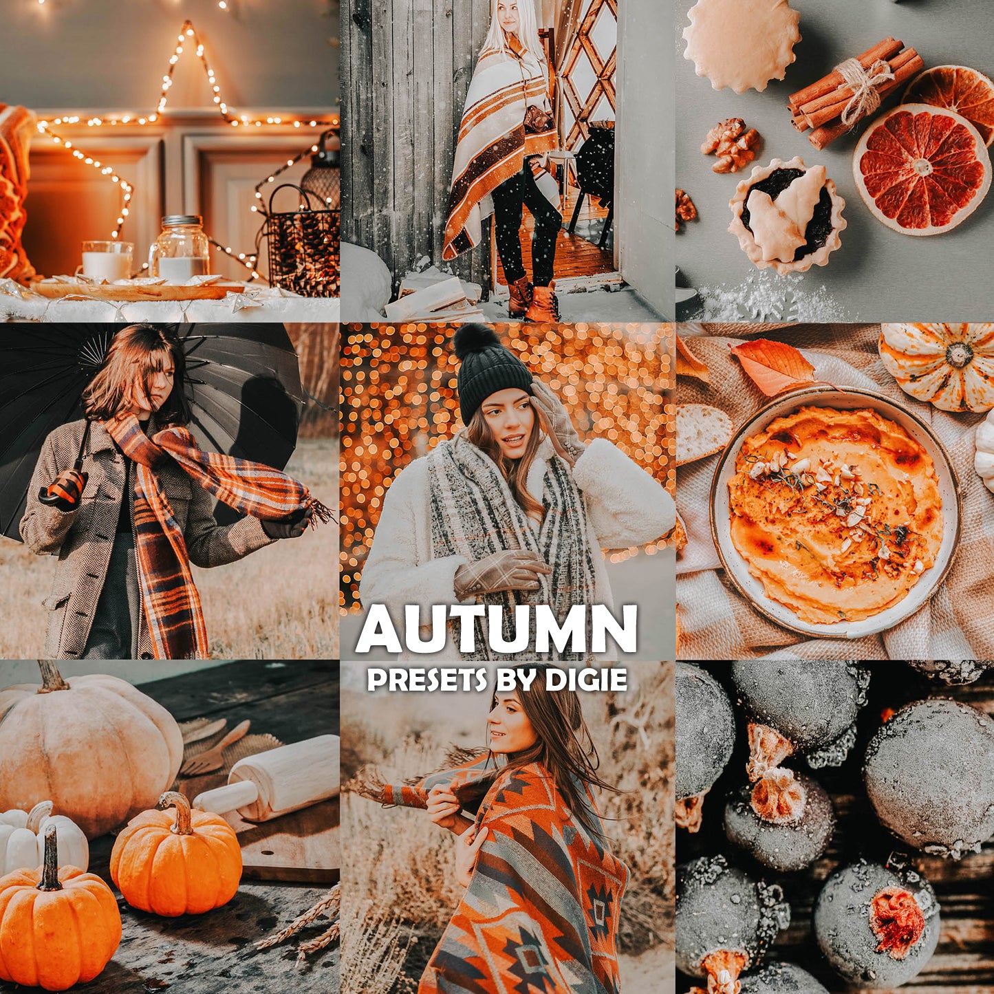 12 AUTUMN LIGHTROOM MOBILE & DESKTOP PRESETS