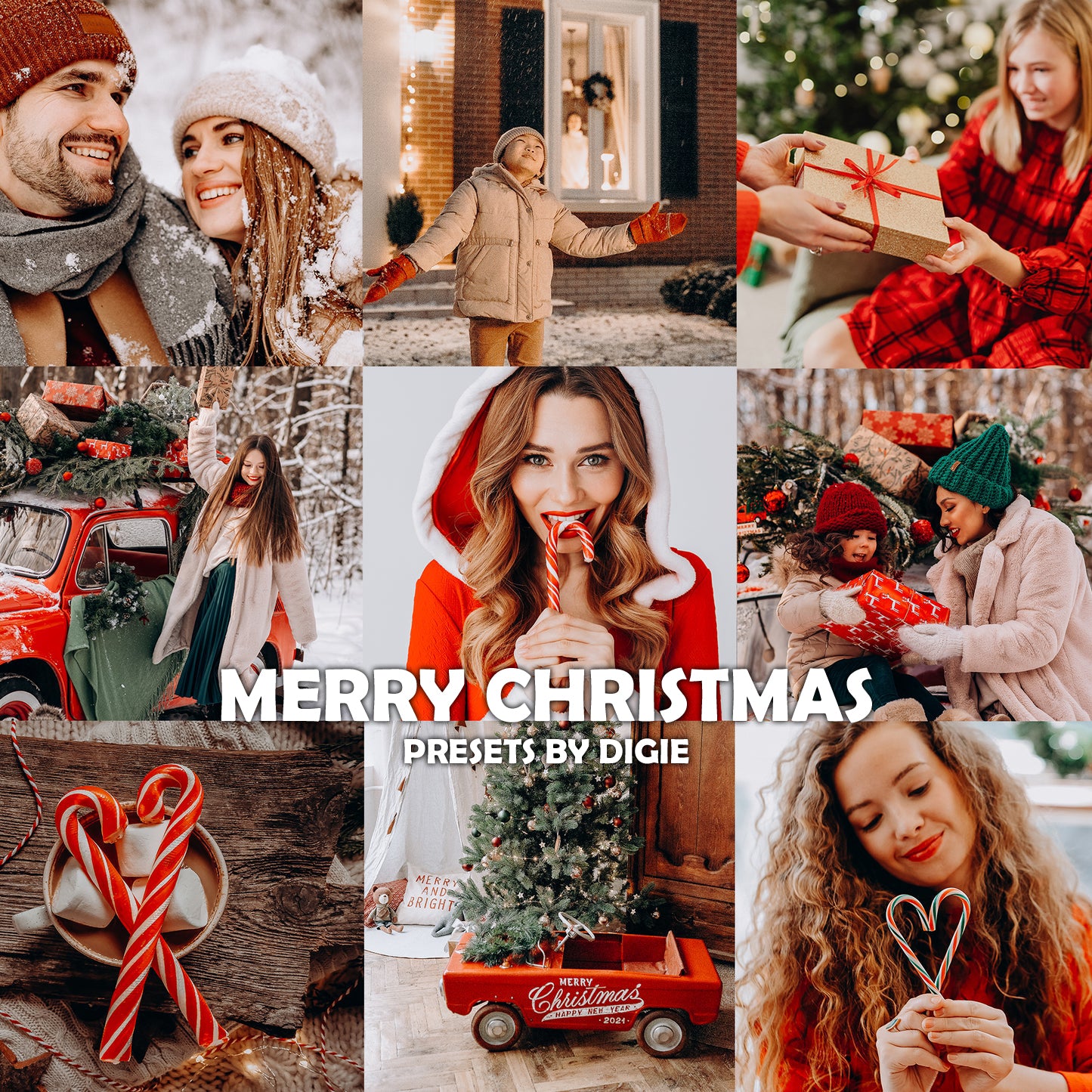 10 MERRY CHRISTMAS LIGHTROOM MOBILE & DESKTOP PRESETS