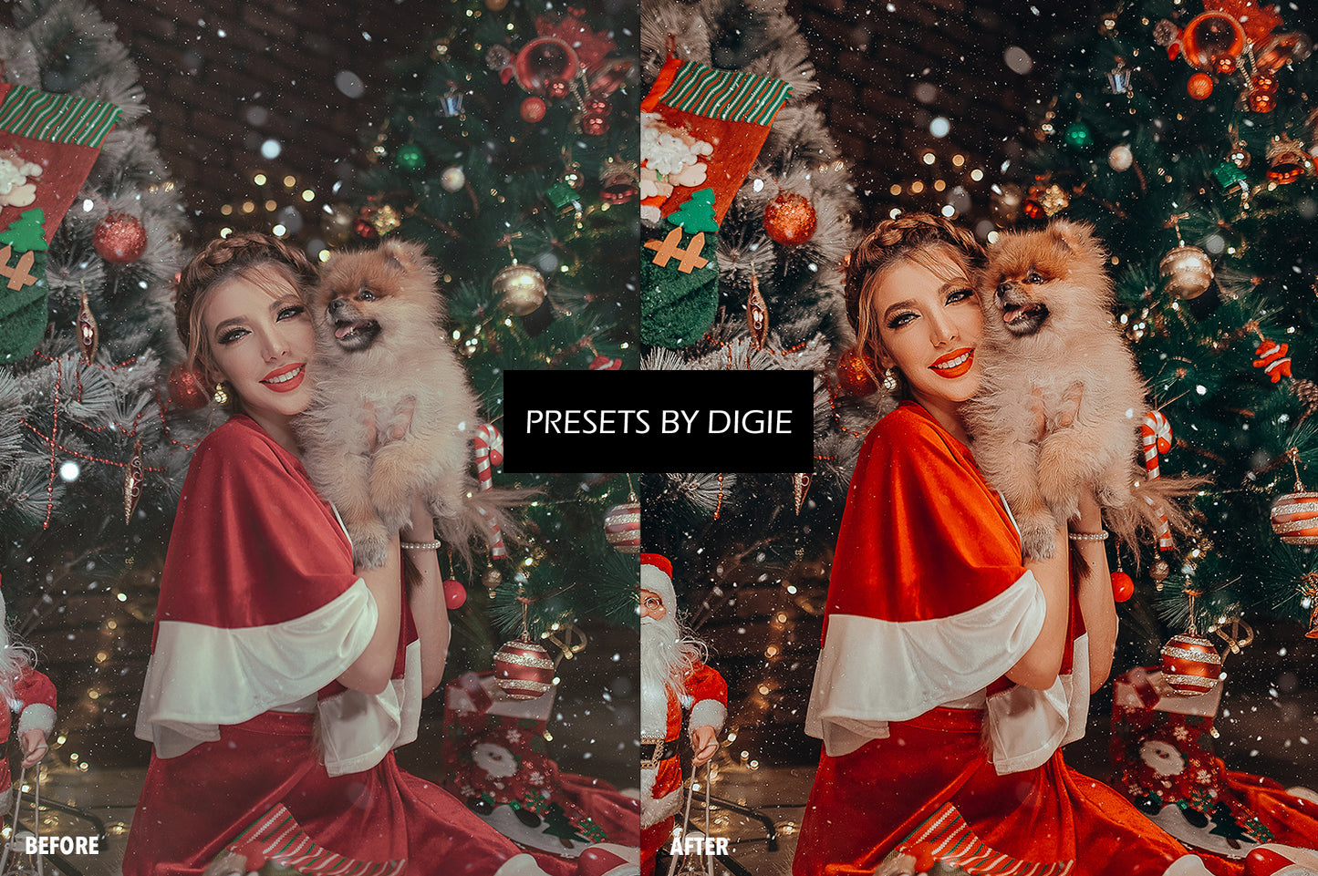 10 MERRY CHRISTMAS LIGHTROOM MOBILE & DESKTOP PRESETS