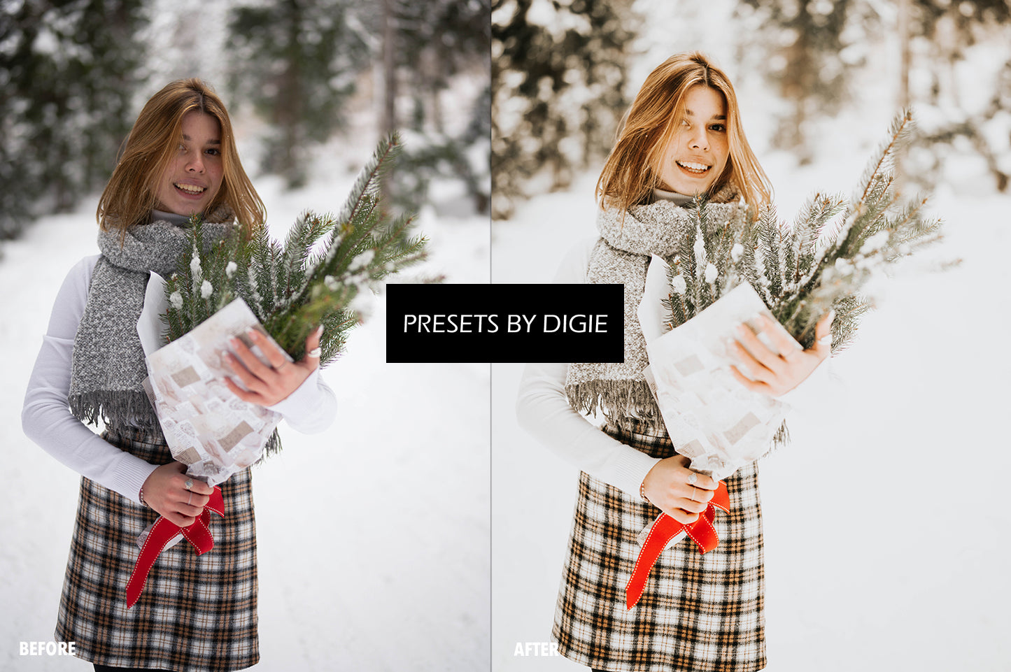 10 MISTLETOE LIGHTROOM MOBILE & DESKTOP PRESETS