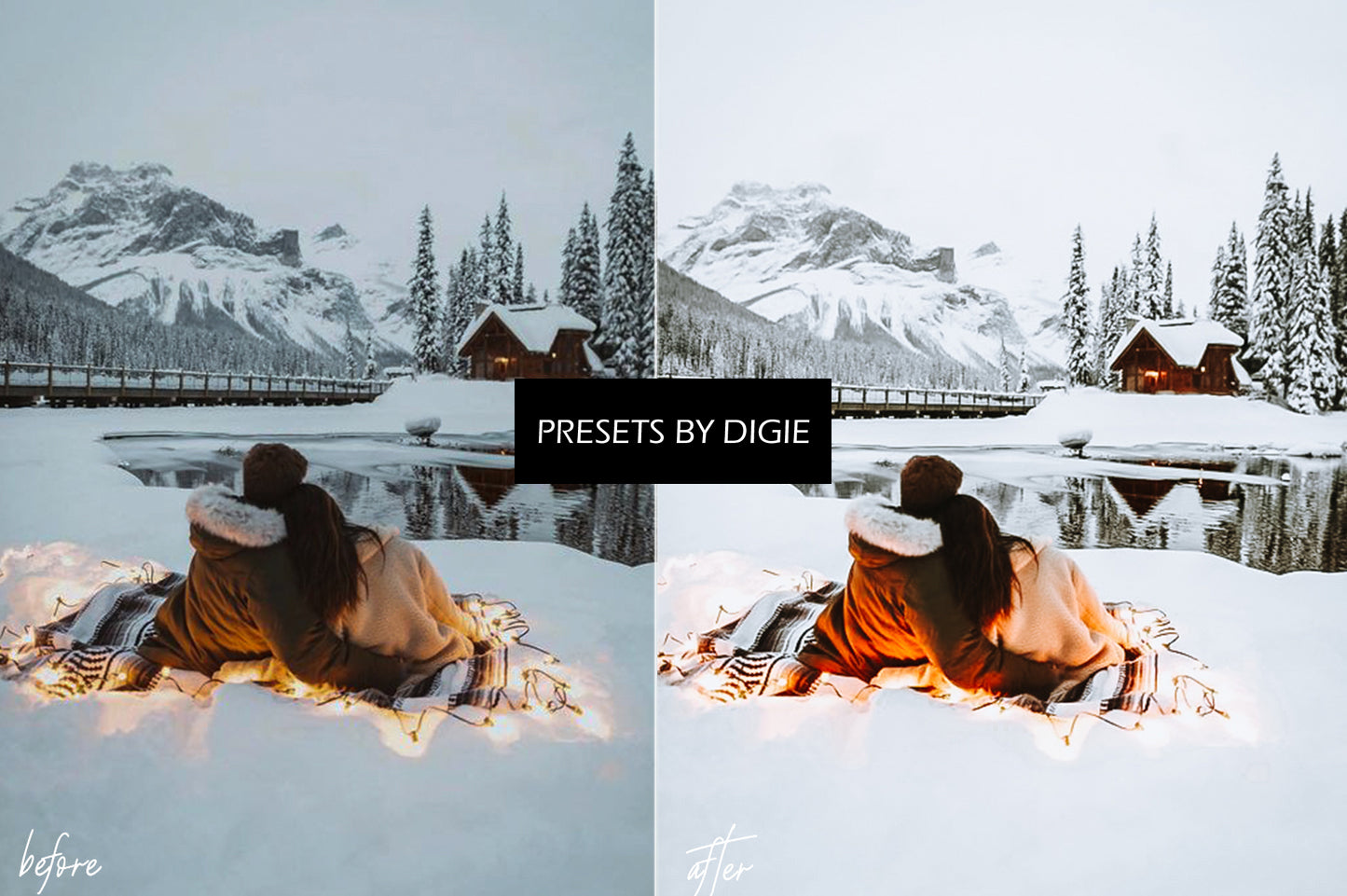 12 WINTER WONDERLAND LIGHTROOM MOBILE & DESKTOP PRESETS