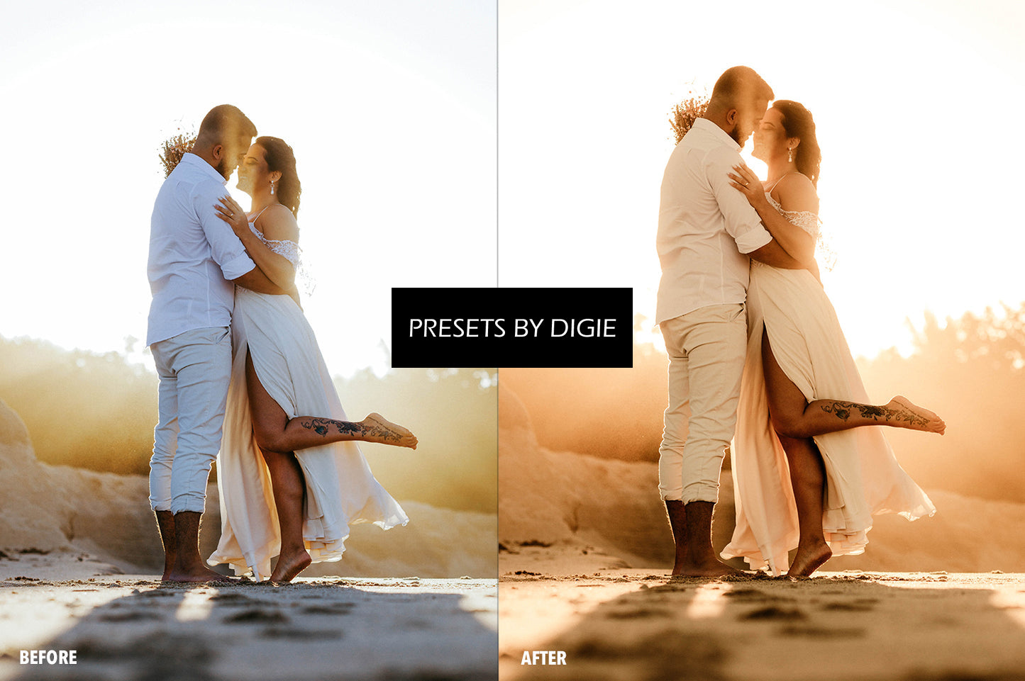 10 GOLDEN HOUR LIGHTROOM MOBILE & DESKTOP PRESETS