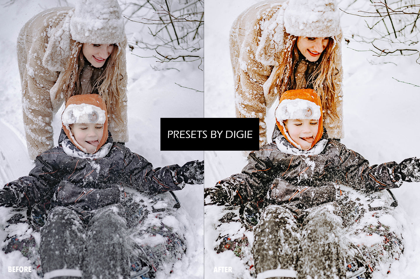 10 SNOW LIGHTROOM MOBILE & DESKTOP PRESETS