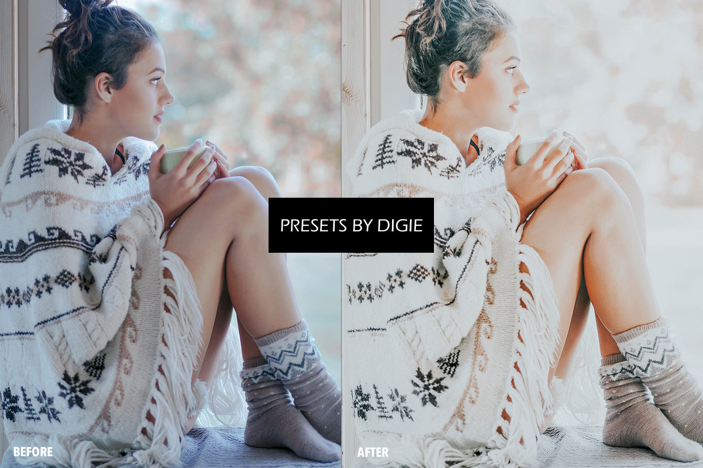 10 WHITE XMAS LIGHTROOM MOBILE & DESKTOP PRESETS