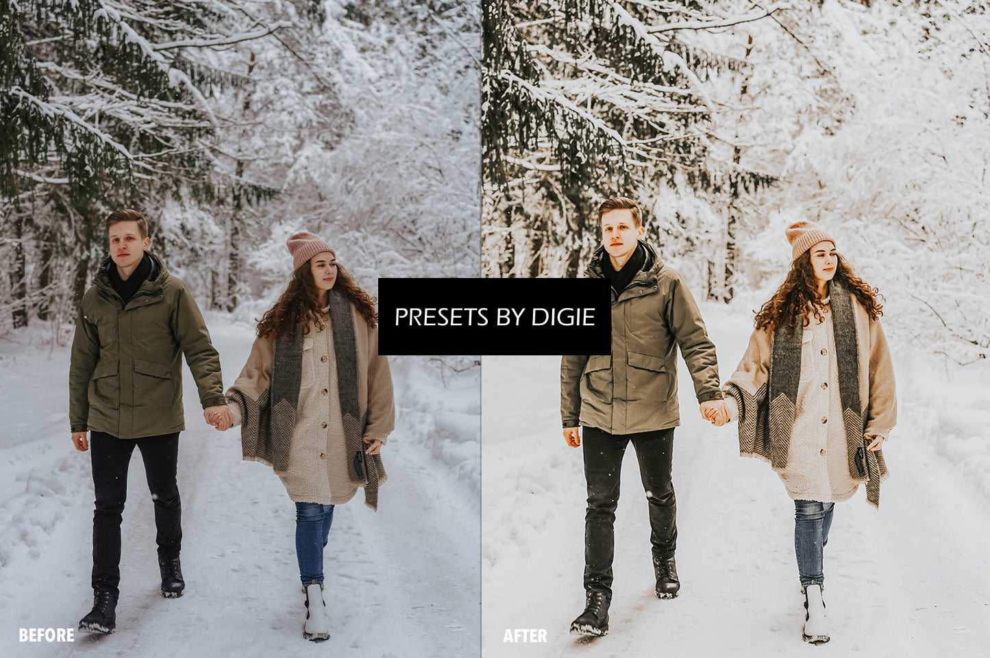 10 MISTLETOE LIGHTROOM MOBILE & DESKTOP PRESETS