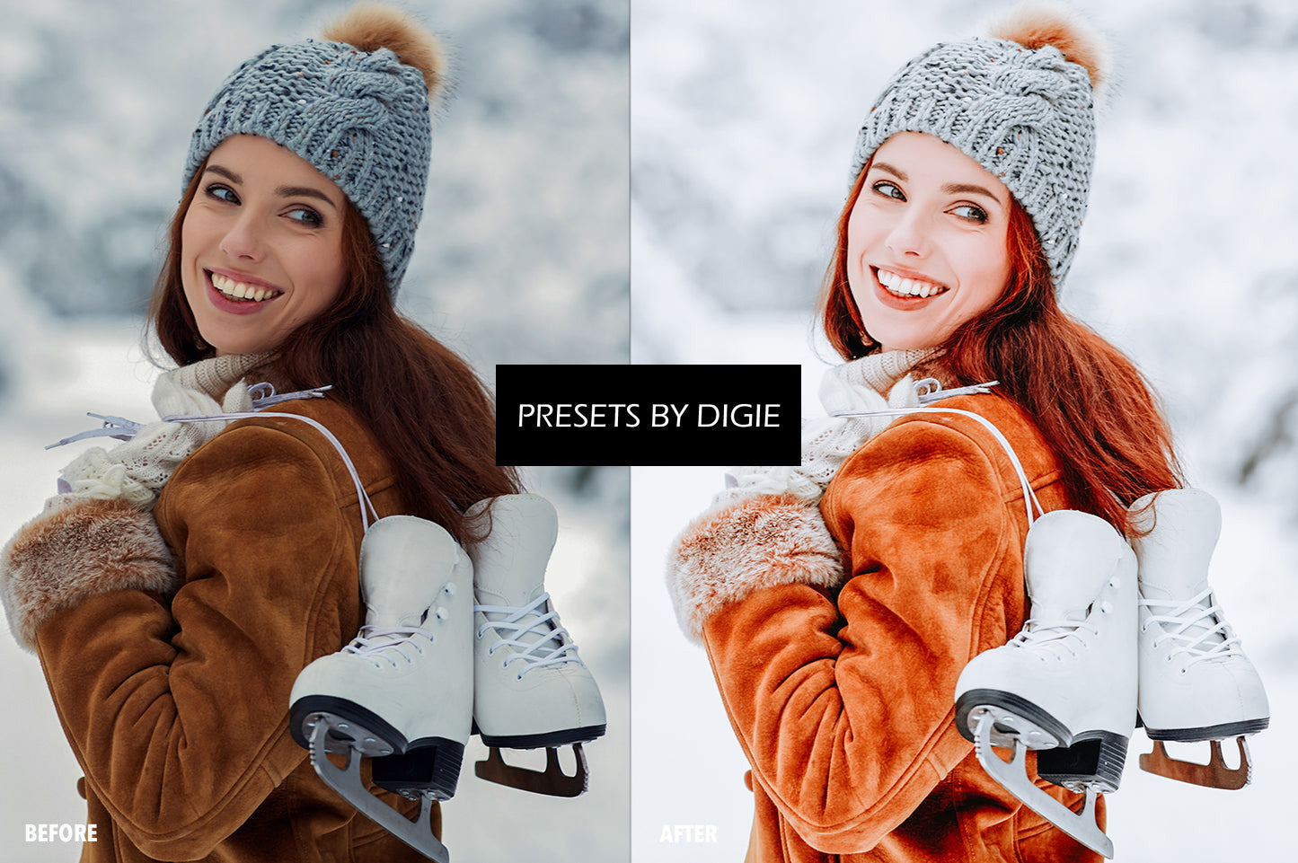 12 WINTER WONDERLAND LIGHTROOM MOBILE & DESKTOP PRESETS