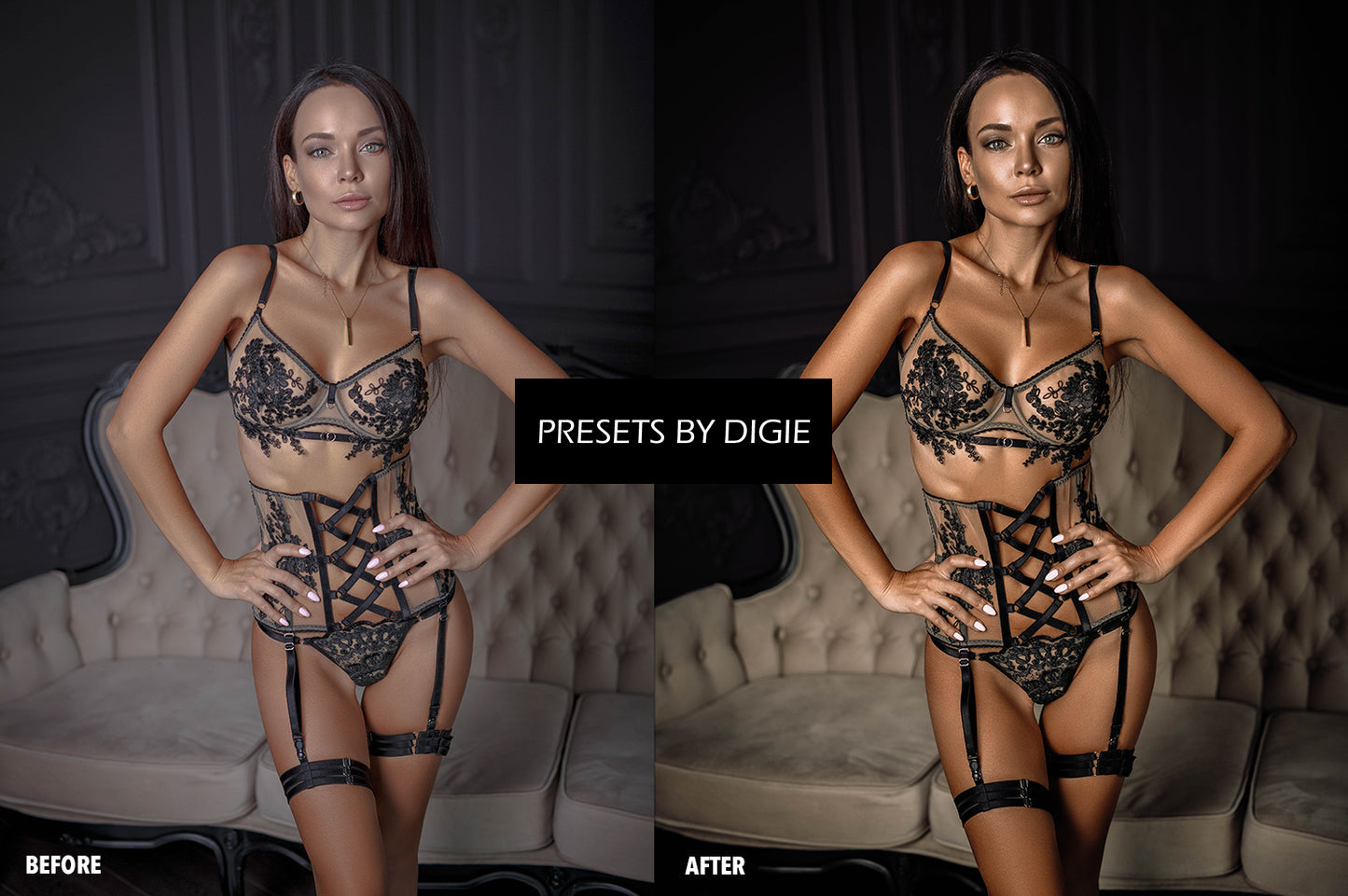 10 BOUDOIR LIGHTROOM MOBILE & DESKTOP PRESETS