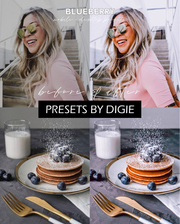 10 BLUEBERRIES LIGHTROOM MOBILE & DESKTOP PRESETS