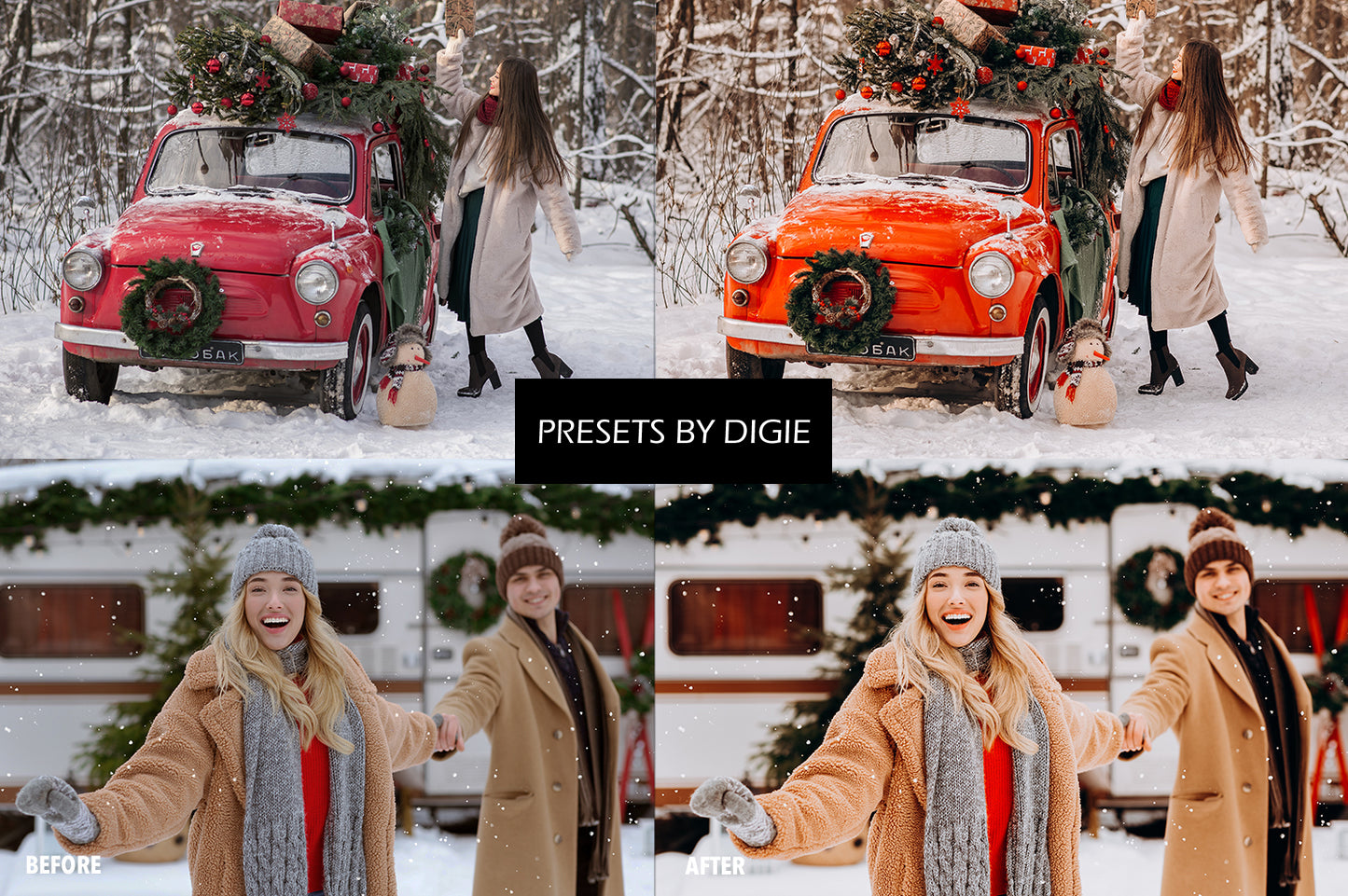 10 MERRY CHRISTMAS LIGHTROOM MOBILE & DESKTOP PRESETS