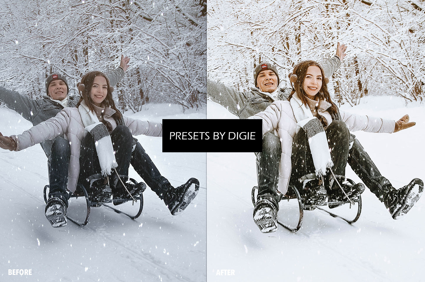 10 SNOW LIGHTROOM MOBILE & DESKTOP PRESETS