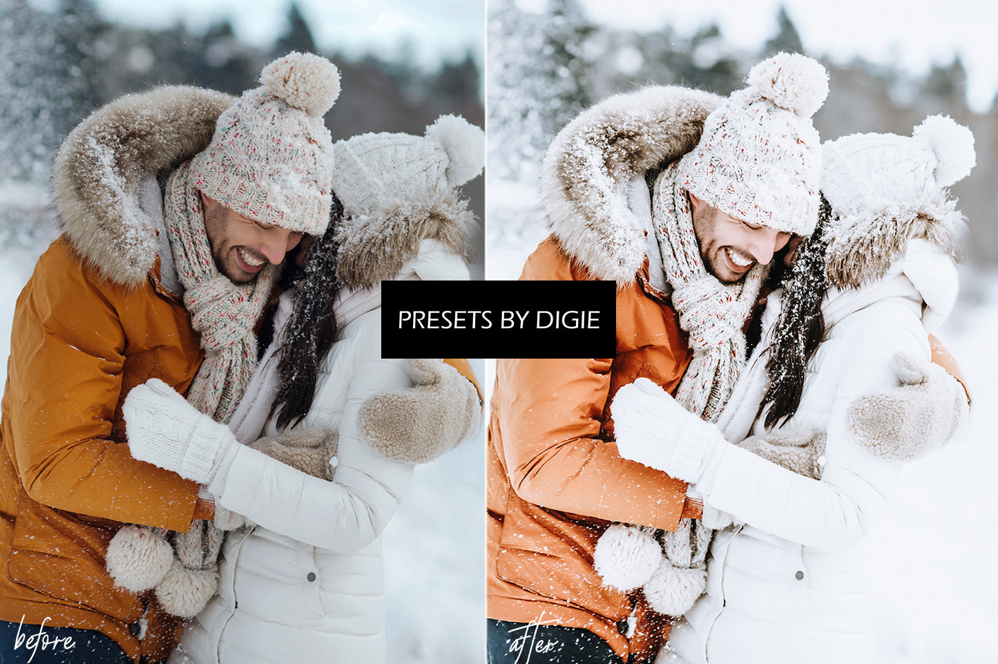 12 WINTER WONDERLAND LIGHTROOM MOBILE & DESKTOP PRESETS