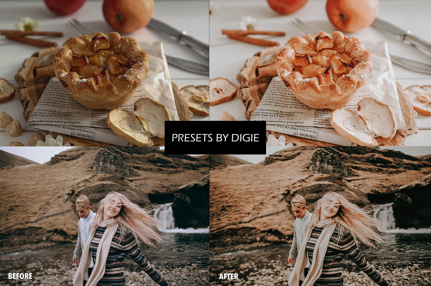 15 APPLE PIE LIGHTROOM MOBILE & DESKTOP PRESETS