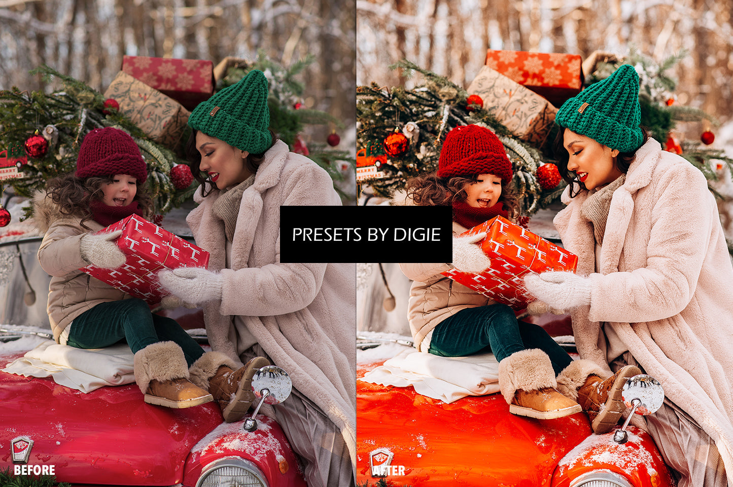 10 MERRY CHRISTMAS LIGHTROOM MOBILE & DESKTOP PRESETS