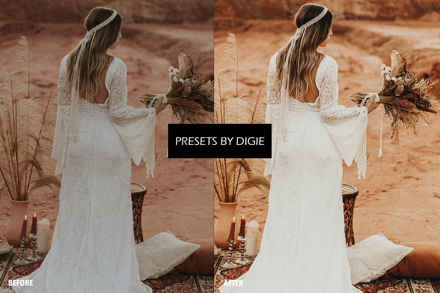 10 BOHO WEDDING LIGHTROOM MOBILE & DESKTOP PRESETS