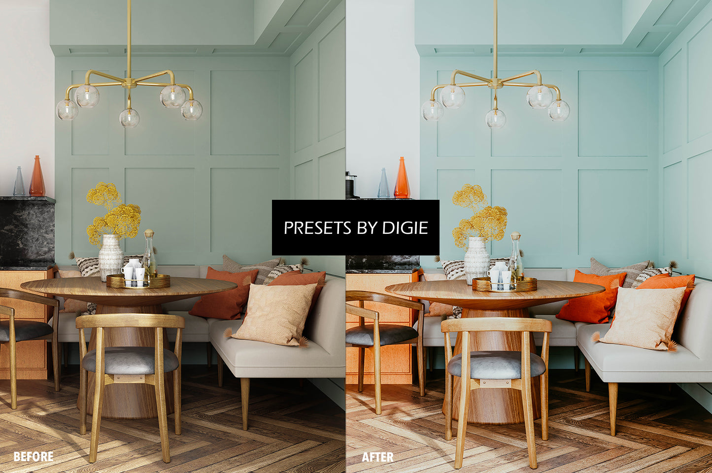 10 INTERIOR LIGHTROOM MOBILE & DESKTOP PRESETS