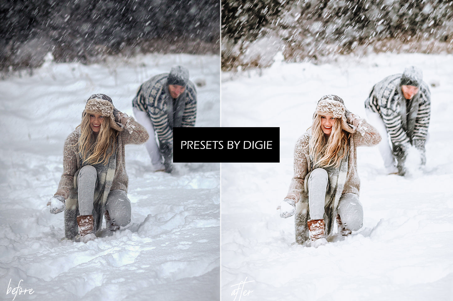 12 WINTER WONDERLAND LIGHTROOM MOBILE & DESKTOP PRESETS