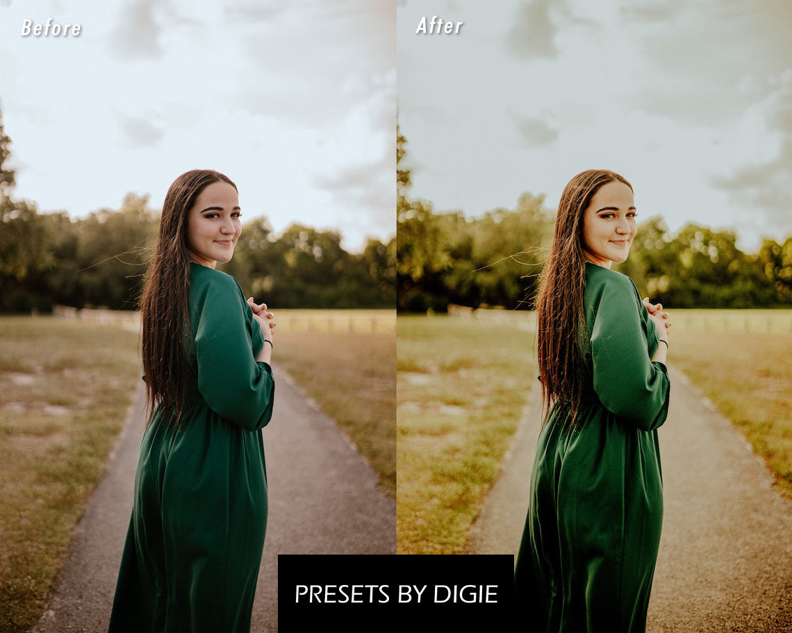 10 DEEP GREEN LIGHTROOM MOBILE & DESKTOP PRESETS