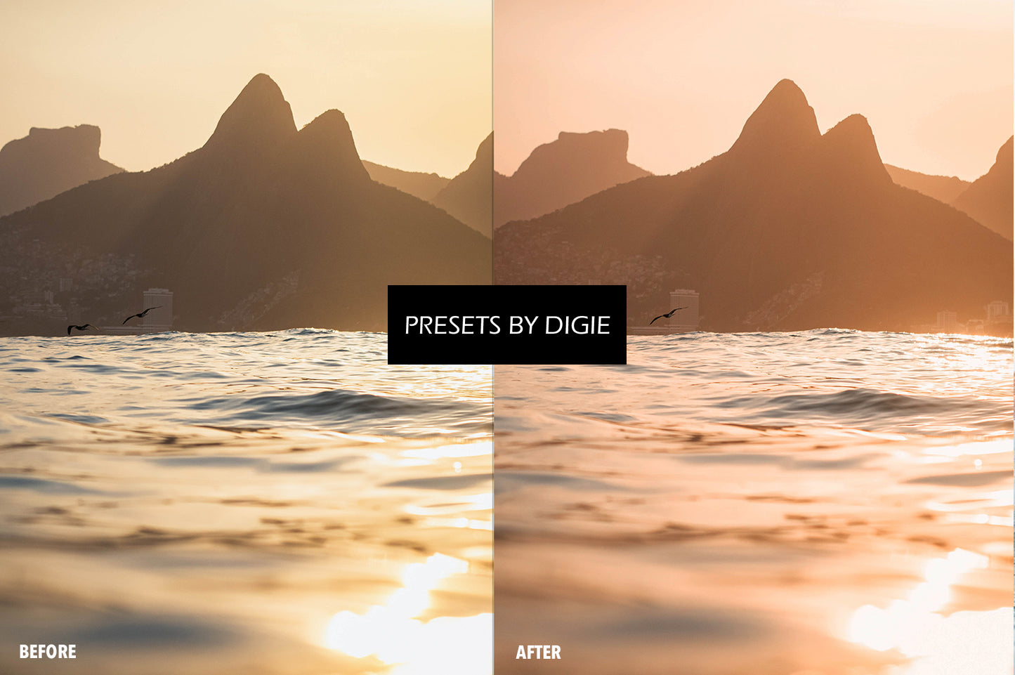 10 SUNSET LIGHTROOM MOBILE & DESKTOP PRESETS