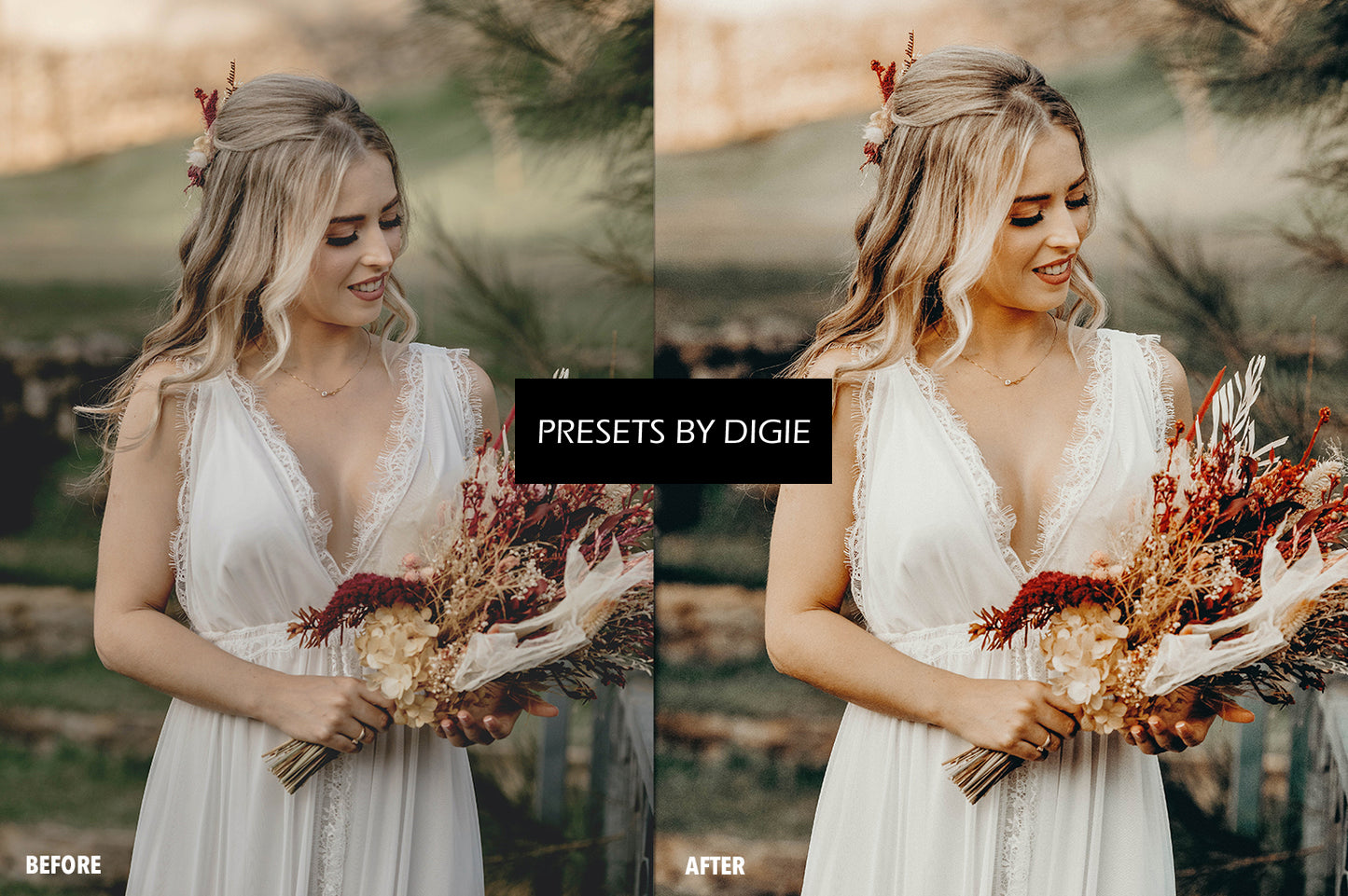 10 BOHO WEDDING LIGHTROOM MOBILE & DESKTOP PRESETS